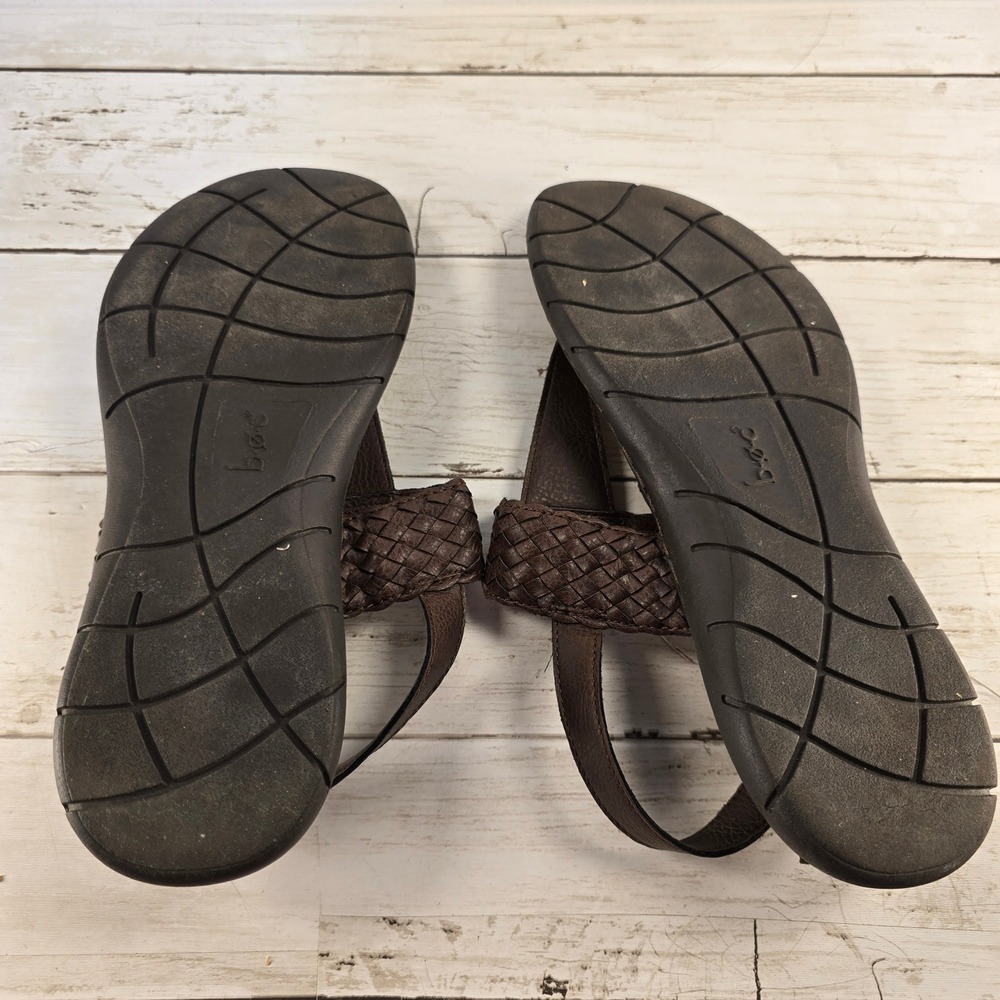b.o.c. Born Concept Womens Brown Woven Thong Slingback Sandals Z49406 Size 7M - Picture 5 of 7